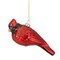 NorthLight 34294754 5.75 in. Glass Cardinal Christmas Ornament, Red &#x26; Black